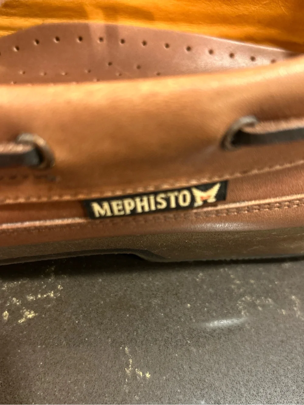 Mephisto Spinnaker Men’s Leather Boat Shoes